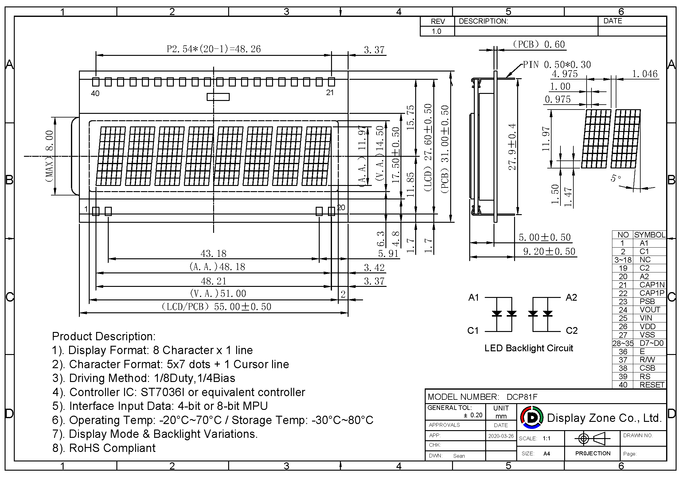 DCP81F drawing