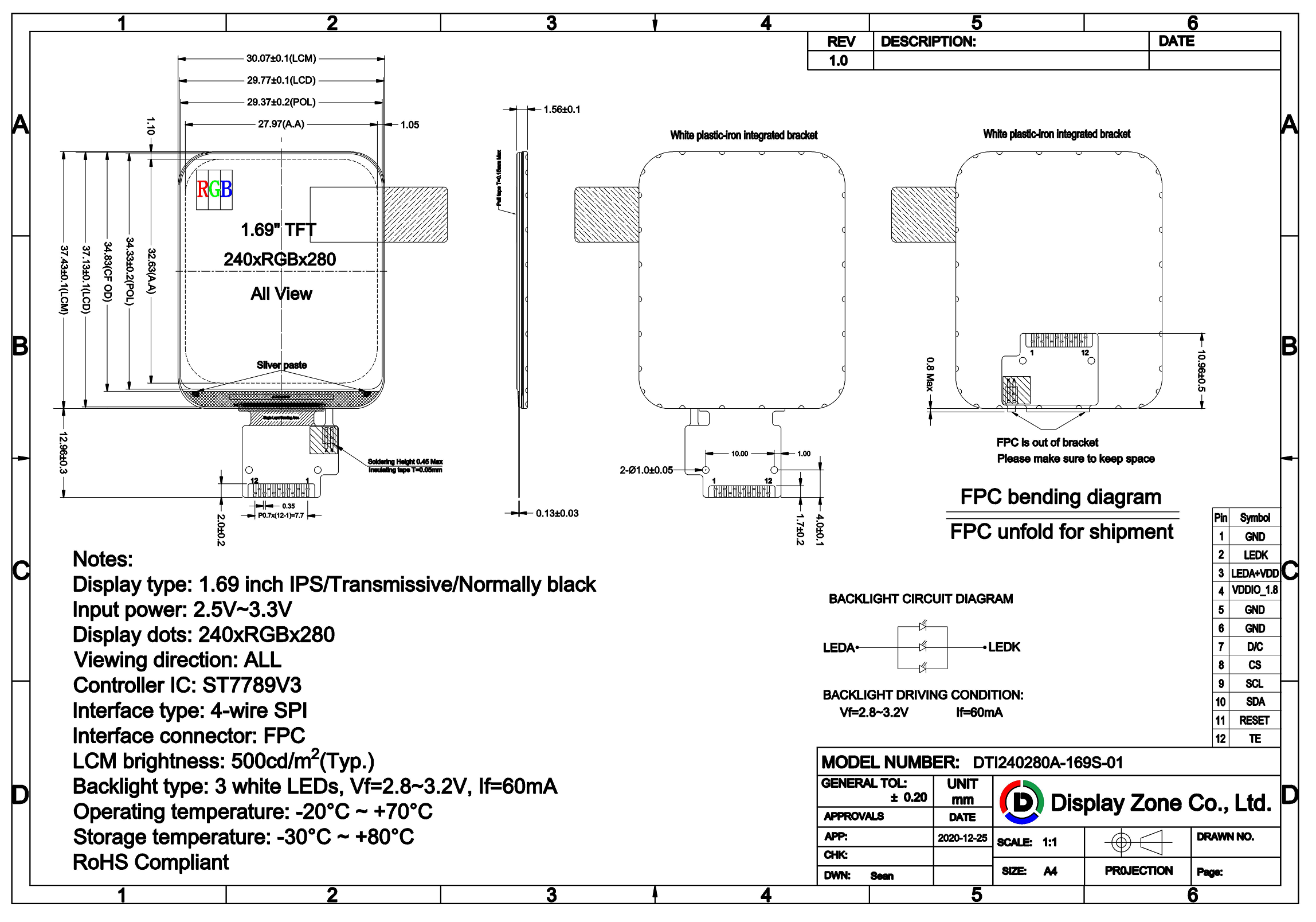 DTI240280A-169S-01 drawing